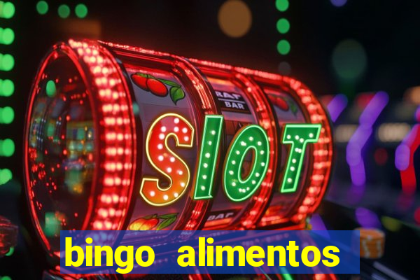 bingo alimentos para imprimir